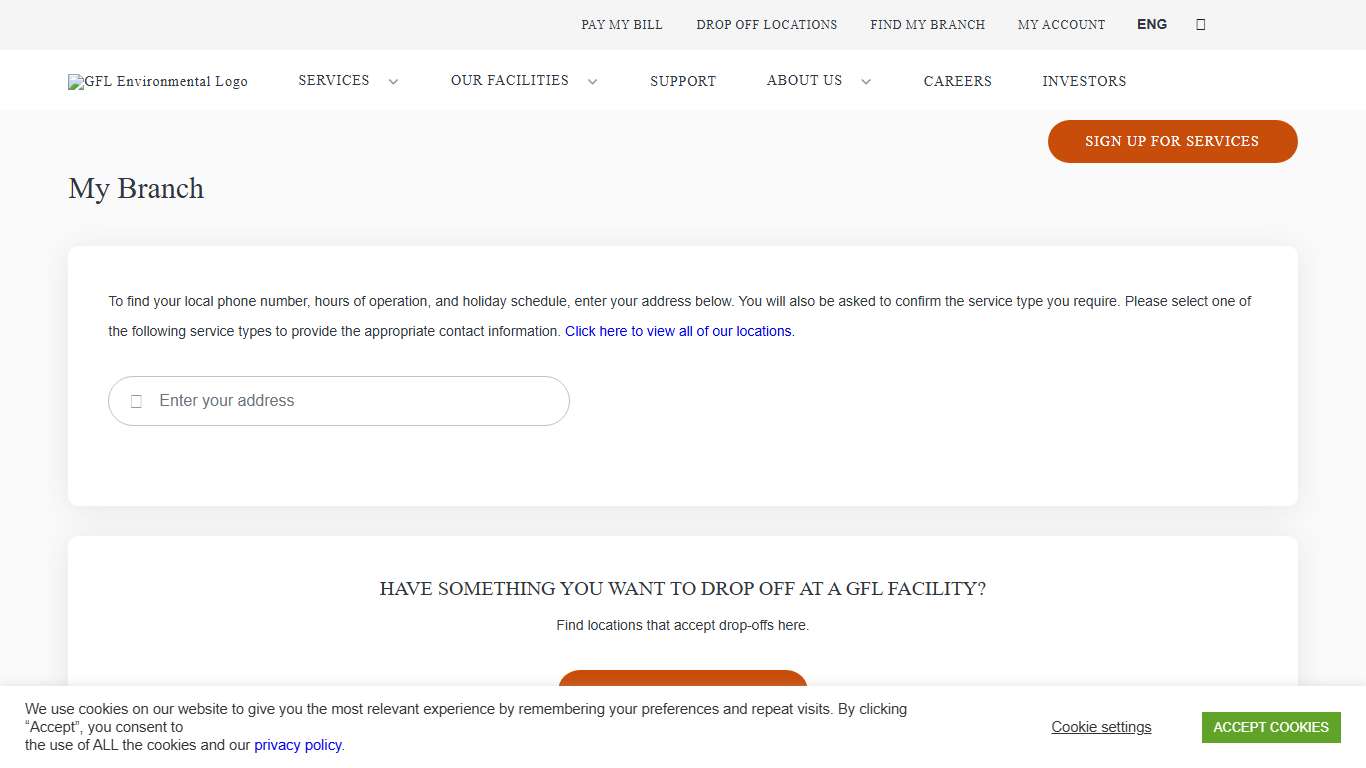 Find My Branch | GFL Environmental